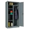 Global Industrial Combo Storage Cabinet, 72 in H, 36 in W, Gray 269878GY - alternate 1